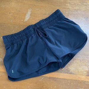Lands’ End Black Swim Shorts Bottoms Lined 4P